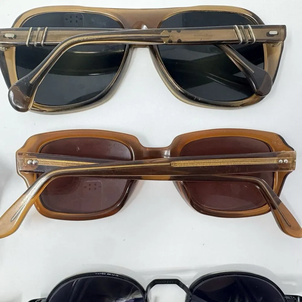 Vintage 70s 80s Eyeglass Sunglass Frames Lot 6 Luxottica Martin-Copeland